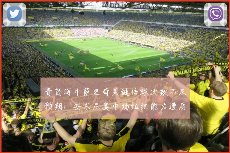 青岛海牛萨里奇关键传球次数不及预期，安东尼奥中场组织能力遭质疑